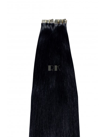 EXTENSIONES ADHESIVAS DE CABELLO NATURAL COLOR NEGRO 1